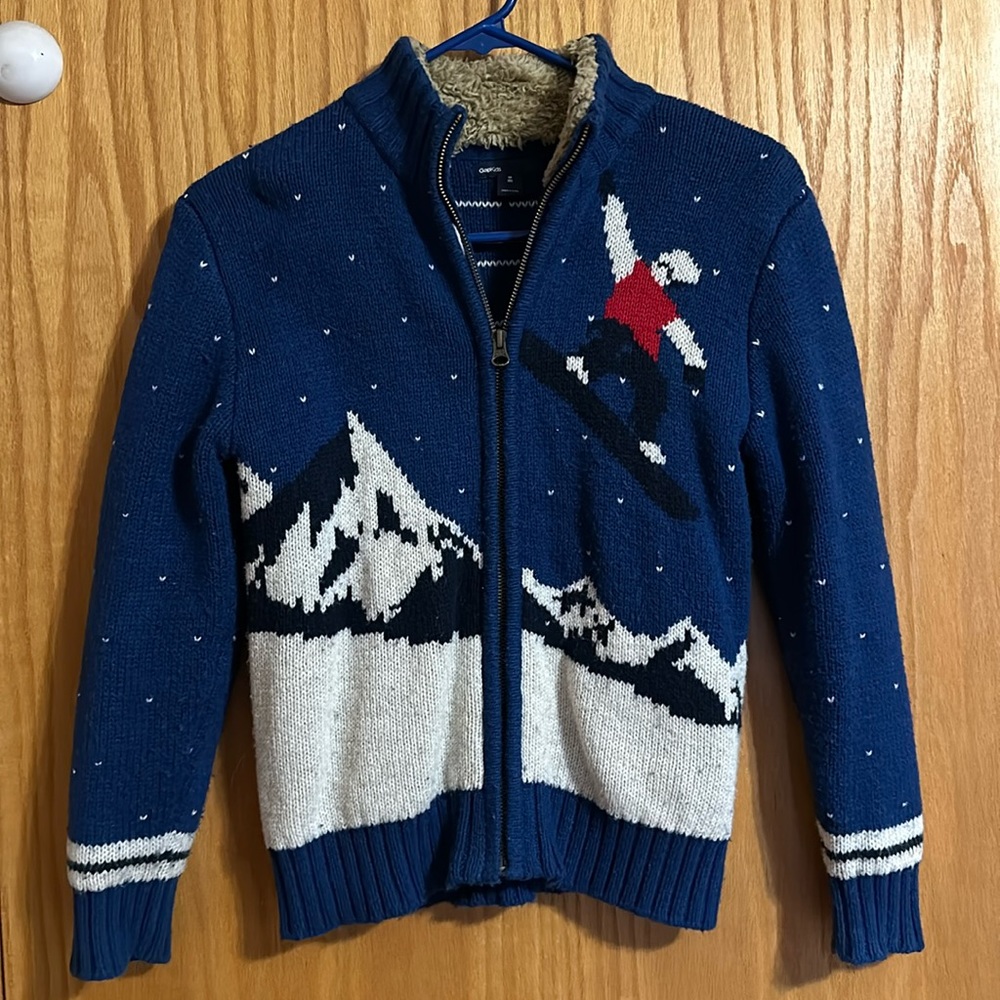 Boys GapKids Knit Ski Cardigan